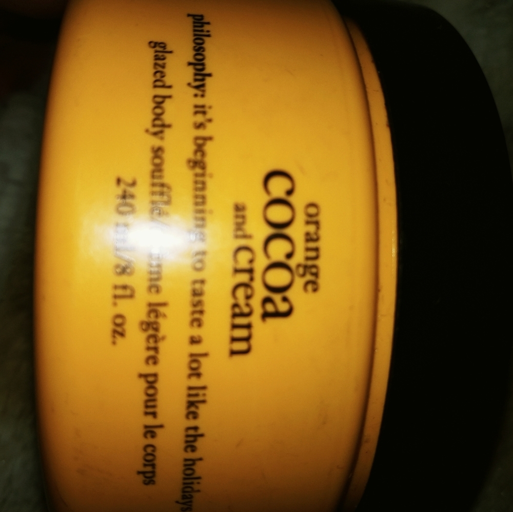 Philosophy orange cocoa and cream body butter